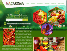 Tablet Screenshot of macaroma.com